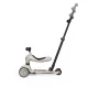 Trotineta copii cu sezut si maner, transformabila 3 in 1, Highwaykick 1 Push and Go Ash, 1-5 ani, pana la 50 kg, Scoot and Ride