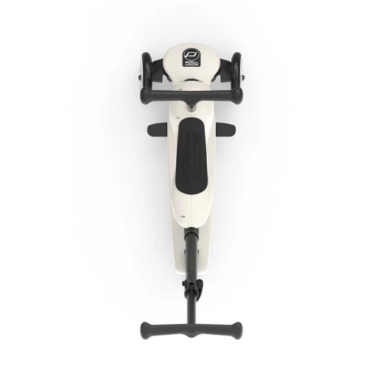 Trotineta copii cu sezut si maner, transformabila 3 in 1, Highwaykick 1 Push and Go Ash, 1-5 ani, pana la 50 kg, Scoot and Ride