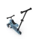 Trotineta copii cu sezut si maner, transformabila 3in1, Highwaykick 1 Push and Go Steel, 1-5 ani, pana la 50 kg, Scoot  Ride