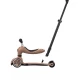 Trotineta copii transformabila 3 in 1 Highwaykick 1 Push and Go Mocha, 1-5 ani, pana la 50 kg, Scoot and Ride