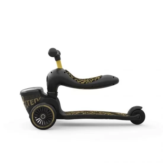 Trotineta copii transformabila 2 in 1 HighwayKick 1 Lifestyle Black Gold Limited Scoot & Ride