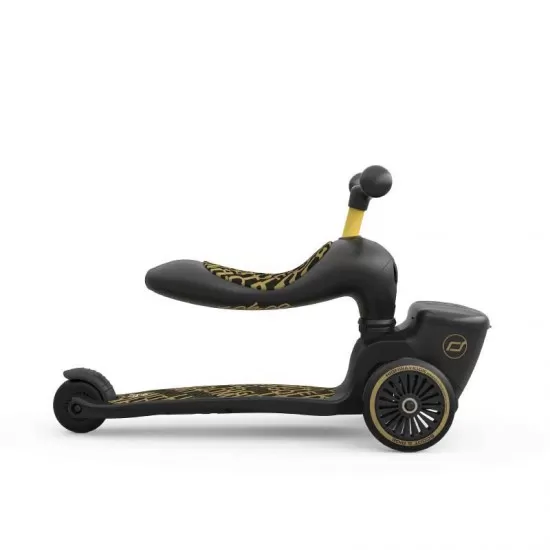 Trotineta copii transformabila 2 in 1 HighwayKick 1 Lifestyle Black Gold Limited Scoot & Ride