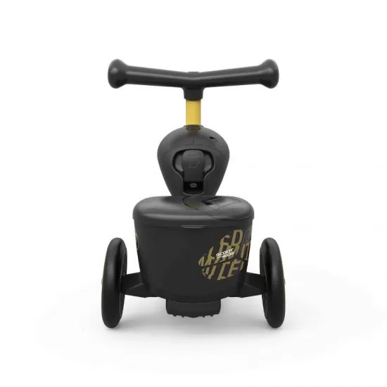 Trotineta copii transformabila 2 in 1 HighwayKick 1 Lifestyle Black Gold Limited Scoot & Ride