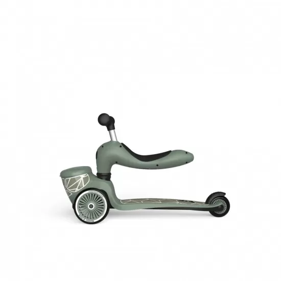 Trotineta copii cu sezut, transformabila 2 in 1 HighwayKick 1 Lifestyle Greenlines Scoot and Ride Trotineta copii cu sezut, transformabila 2 in 1 HighwayKick 1 Lifestyle Greenlines Scoot and Ride