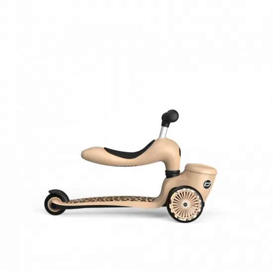 Trotineta copii cu sezut si suport jucarie transformabila 2 in 1 HighwayKick 1 Lifestyle Leopard 1-5 ani Scoot Ride Trotineta copii cu sezut si suport jucarie transformabila 2 in 1 HighwayKick 1 Lifestyle Leopard 1-5 ani Scoot Ride