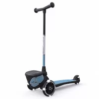 Trotineta copii pliabila cu roti luminoase Highwaykick 2 Lifestyle Steel Reflectorizant Scoot Ride