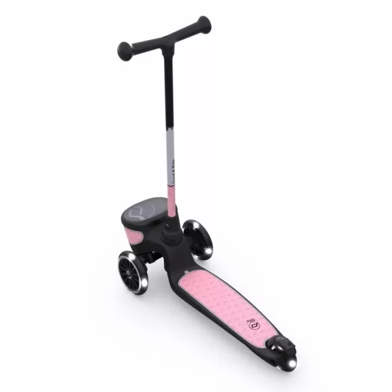 Trotineta copii pliabila cu roti luminoase Highwaykick 2 Lifestyle Rose Reflectorizant Scoot Ride Trotineta copii pliabila cu roti luminoase Highwaykick 2 Lifestyle Rose Reflectorizant Scoot Ride