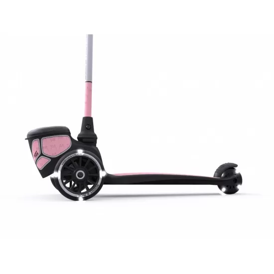 Trotineta copii pliabila cu roti luminoase Highwaykick 2 Lifestyle Rose Reflectorizant Scoot Ride Trotineta copii pliabila cu roti luminoase Highwaykick 2 Lifestyle Rose Reflectorizant Scoot Ride