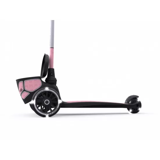 Trotineta copii pliabila cu roti luminoase Highwaykick 2 Lifestyle Rose Reflectorizant Scoot Ride Trotineta copii pliabila cu roti luminoase Highwaykick 2 Lifestyle Rose Reflectorizant Scoot Ride