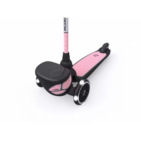 Trotineta copii pliabila cu roti luminoase Highwaykick 2 Lifestyle Rose Reflectorizant Scoot Ride Trotineta copii pliabila cu roti luminoase Highwaykick 2 Lifestyle Rose Reflectorizant Scoot Ride