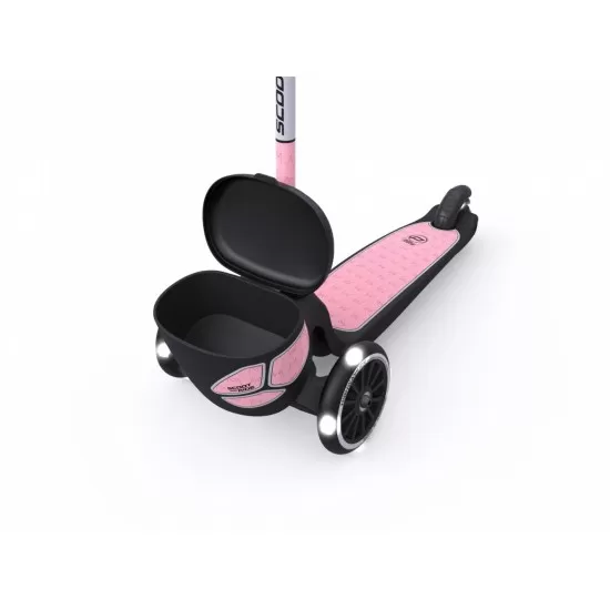 Trotineta copii pliabila cu roti luminoase Highwaykick 2 Lifestyle Rose Reflectorizant Scoot Ride Trotineta copii pliabila cu roti luminoase Highwaykick 2 Lifestyle Rose Reflectorizant Scoot Ride
