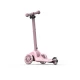 Trotineta copii pliabila, reglabila, roti luminoase, Highwaykick 3S Led Rose, 3+ ani, pana la 50 kg, Scoot and Ride