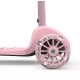 Trotineta copii pliabila, reglabila, roti luminoase, Highwaykick 3S Led Rose, 3+ ani, pana la 50 kg, Scoot and Ride