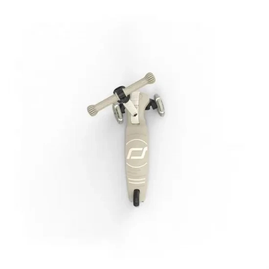 Trotineta copii pliabila, reglabila, roti luminoase, Highwaykick 3S Led Ash, 3+ ani, pana la 50 kg, Scoot and Ride