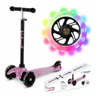 Trotineta copii, reglabila, roti luminoase, Uno Clouds, 3+ ani, pana la 25 kg, Kidwell