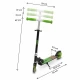 Trotineta pliabila, WXM, SKIPO Game, aluminiu, roti LED 120mm, pana la 50 kg, multicolor