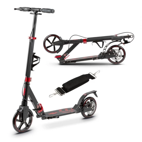 Trotineta pliabila Kidwell WXM RST-A02, Frana pe disc, Roti 200mm ABEC-9, 2 amortizoare, pana la 100 kg, 6 ani +
