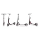 Trotineta pliabila Kidwell WXM RST-A02, Frana pe disc, Roti 200mm ABEC-9, 2 amortizoare, pana la 100 kg, 6 ani +