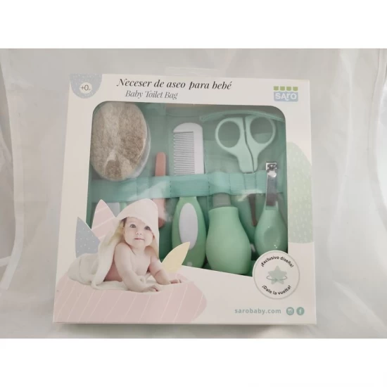 Trusa portabila de ingrijire a bebelusilor Saro Baby 0 luni+ Mint Trusa portabila de ingrijire a bebelusilor Saro Baby 0 luni+ Mint