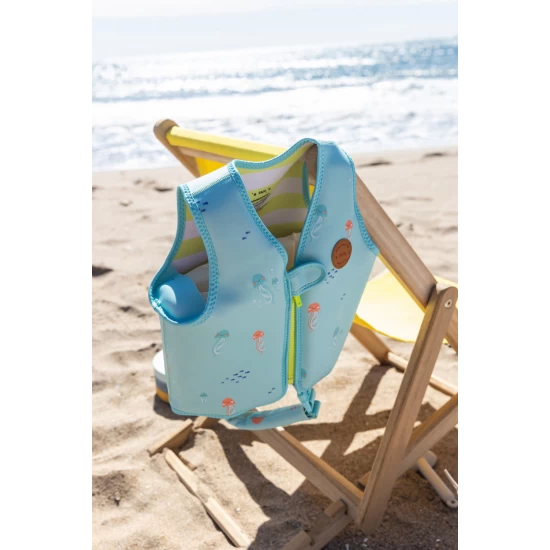 Vesta de Inot pentru Copii, Protectie UV UPF 50+, Jeallyfish by Saro, marimea M, 3-6 ani Vesta de Inot pentru Copii, Protectie UV UPF 50+, Jeallyfish by Saro, marimea M, 3-6 ani