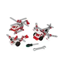 Set constructie Bosch 3 in 1 Helicopter Team 74 piese