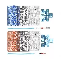 Set constructie 2 roboti boxeri hidraulici 327 piese