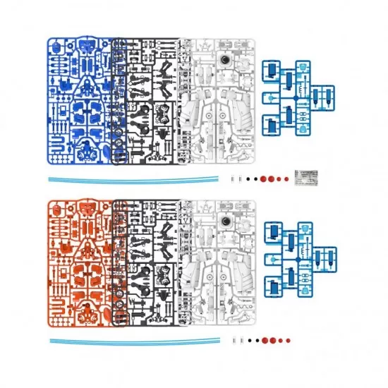 Set constructie 2 roboti boxeri hidraulici 327 piese Set constructie 2 roboti boxeri hidraulici 327 piese