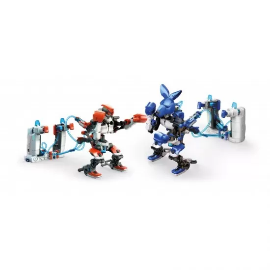 Set constructie 2 roboti boxeri hidraulici 327 piese Set constructie 2 roboti boxeri hidraulici 327 piese