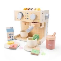 Set de joaca din lemn pentru copii - Cafetiera Woet