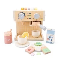 Set de joaca din lemn pentru copii - Cafetiera Woet
