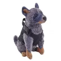 Jucarie plus caine de salvare cu sunet Cattle Dog Wild Republic 14 cm