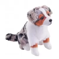 Jucarie plus caine de salvare cu sunet Ciobanesc Australian Wild Republic 14 cm