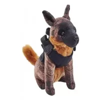 Jucarie plus caine de salvare cu sunet Ciobanesc Belgian Wild Republic 14 cm