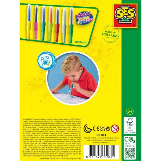 Set Carioci cu Aerograf - Schimbarea Magica a Culorii Set Carioci cu Aerograf - Schimbarea Magica a Culorii