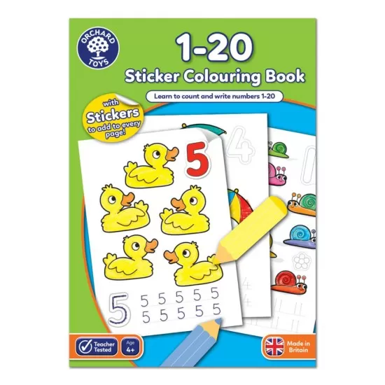 Carte de colorat cu activitati in limba engleza si abtibilduri 1 - 20 Carte de colorat cu activitati in limba engleza si abtibilduri 1 - 20