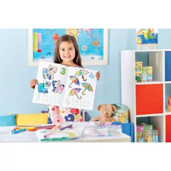Carte de colorat cu activitati in limba engleza si abtibilduri 1 - 20 Carte de colorat cu activitati in limba engleza si abtibilduri 1 - 20