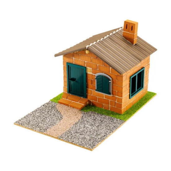 Set constructie cu caramizi Teifoc 185 piese - Casa cu gratar