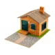 Set constructie cu caramizi Teifoc 185 piese - Casa cu gratar