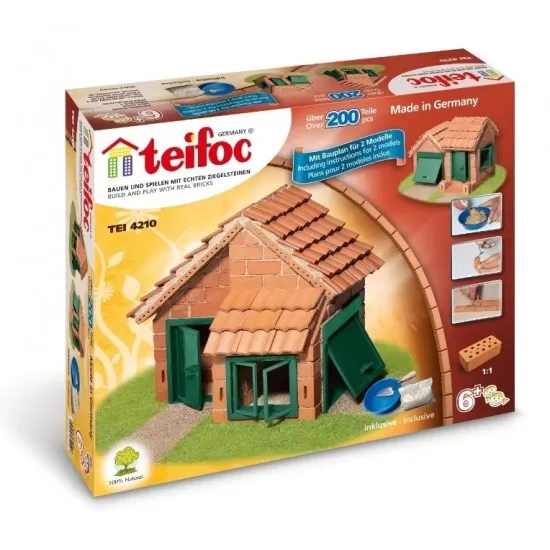 Set constructie Casa cu tigla - 200 piese Set constructie Casa cu tigla - 200 piese