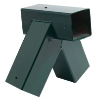 Coltar forma patrata pentru leagane, unghi oblic, Verde