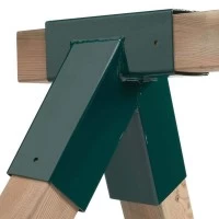 Coltar forma patrata pentru leagane, unghi oblic, Verde