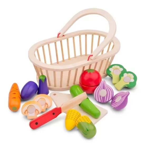 Cos cu legume New Classic Toys Cos cu legume New Classic Toys