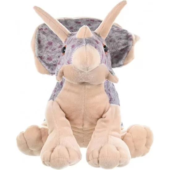 Jucarie plus dinozaur Triceratops Wild Republic 30 cm Jucarie plus dinozaur Triceratops Wild Republic 30 cm