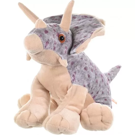 Jucarie plus dinozaur Triceratops Wild Republic 30 cm Jucarie plus dinozaur Triceratops Wild Republic 30 cm