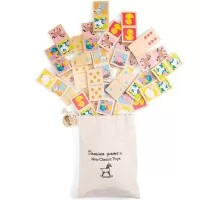 Joc Domino New Classic Toys 28 piese - Animale