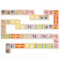 Joc Domino New Classic Toys 28 piese - Animale