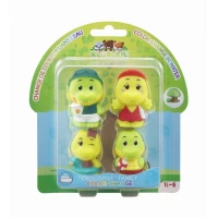 Set figurine Klorofil - Familia Croco cu haine care isi schimba culoarea in apa