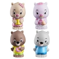 Set figurine Klorofil - Familia de castori