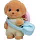 Figurina Sylvanian Families - Bebe Poodle Figurina Sylvanian Families - Bebe Poodle