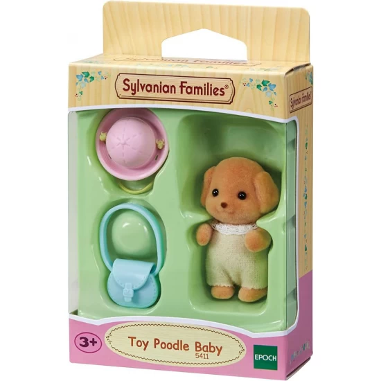 Figurina Sylvanian Families - Bebe Poodle Figurina Sylvanian Families - Bebe Poodle